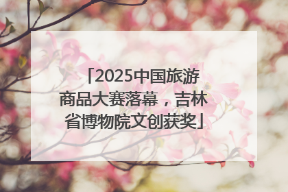 2025中国旅游商品大赛落幕，吉林省博物院文创获奖