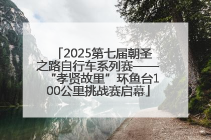 2025第七届朝圣之路自行车系列赛——“孝贤故里”环鱼台100公里挑战赛启幕