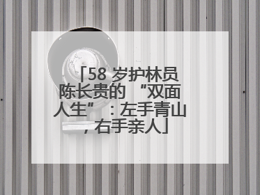 58 岁护林员陈长贵的 “双面人生”：左手青山，右手亲人