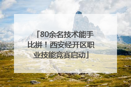 80余名技术能手比拼！西安经开区职业技能竞赛启动
