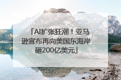 AI扩张狂潮！亚马逊宣布再向美国东海岸砸200亿美元
