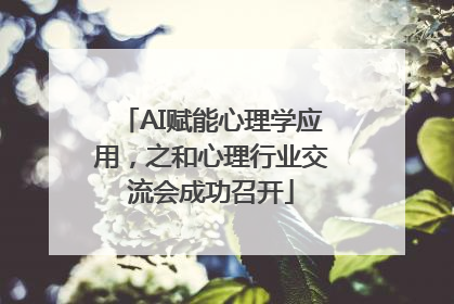 AI赋能心理学应用，之和心理行业交流会成功召开