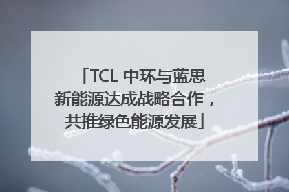 TCL 中环与蓝思新能源达成战略合作，共推绿色能源发展